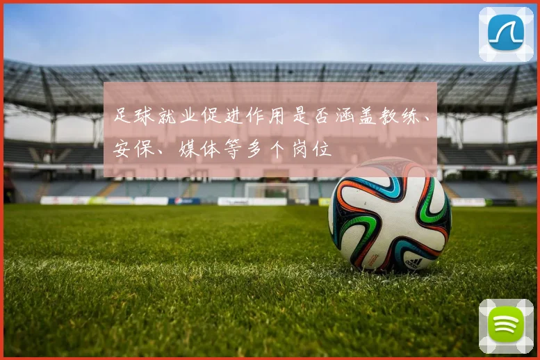足球就业促进作用是否涵盖教练、安保、媒体等多个岗位